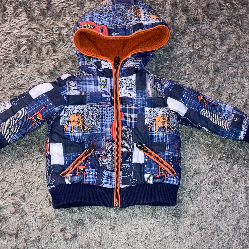 Colorful Kids' Hooded Jacket truly scrumptious Heidi klum 12 months monsters
